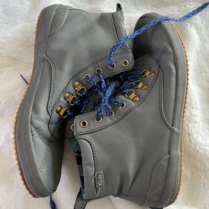 Keds Dreamfoam Waterproof High Tops Grey Gray WF62850 Size US 9 9W